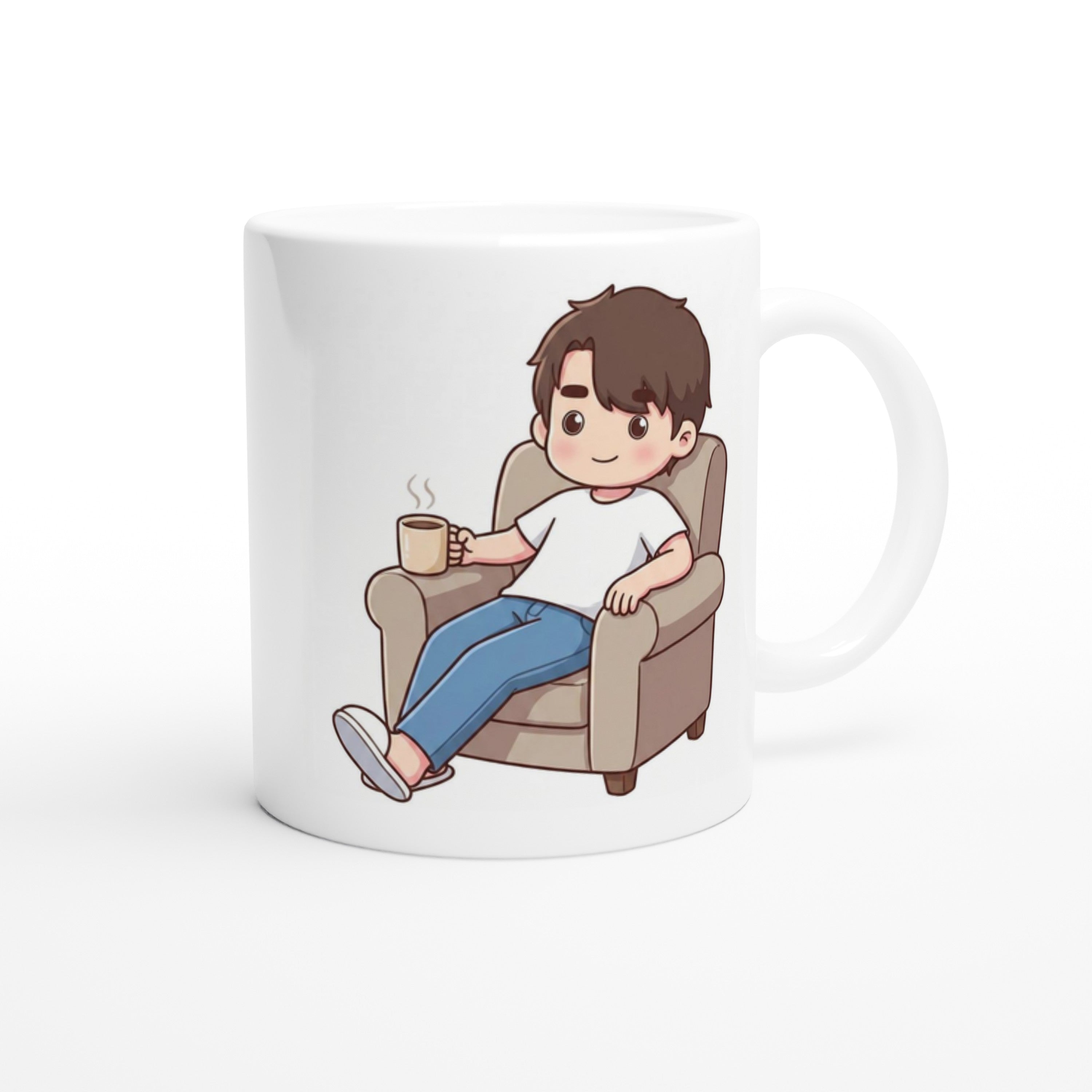 'WORK? NAH, I'M BUSY CHILLIN' mug